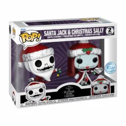 Standard Pop!>The Nightmare Before Christmas - Santa Jack & Christmas Sally 30th Anniversary Diamond Glitter Pop! Vinyl Figure 2-Pack (Popcultcha Exclusive)