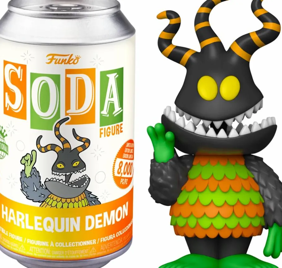 Designer Vinyl>The Nightmare Before Christmas - Harlequin Demon Vinyl SODA Figure in Collector Can (International Edition)