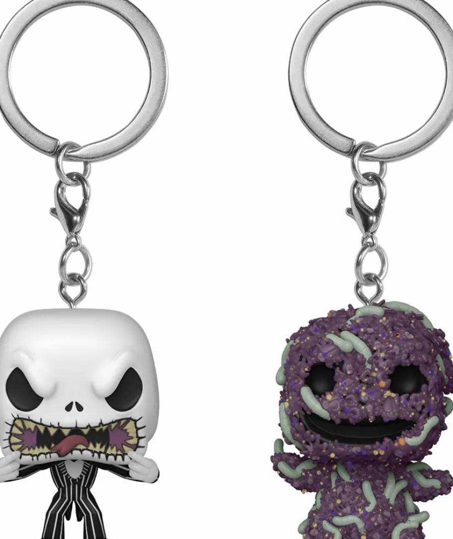 Standard Pop!>The Nightmare Before Christmas - Jack Skellington & Oogie Boogie Pocket Pop! Keychain 2-Pack