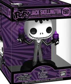 Super-Sized Pop!>The Nightmare Before Christmas : Halloween - Jack Skellington (Lights Up) Super Sized 6" Pop! Vinyl Figure