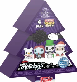 Standard Pop!>The Nightmare Before Christmas - Christmas Tree Holiday Box Pocket Pop! Vinyl 4-Pack
