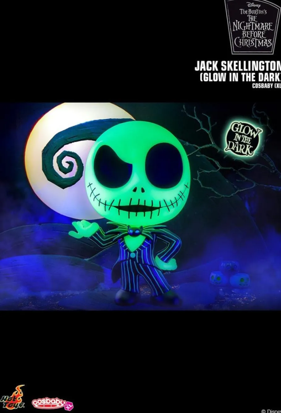 Cosbaby>The Nightmare Before Christmas - Jack Skellington Glow-in-the-Dark Cosbaby (XL) Hot Toys Figure