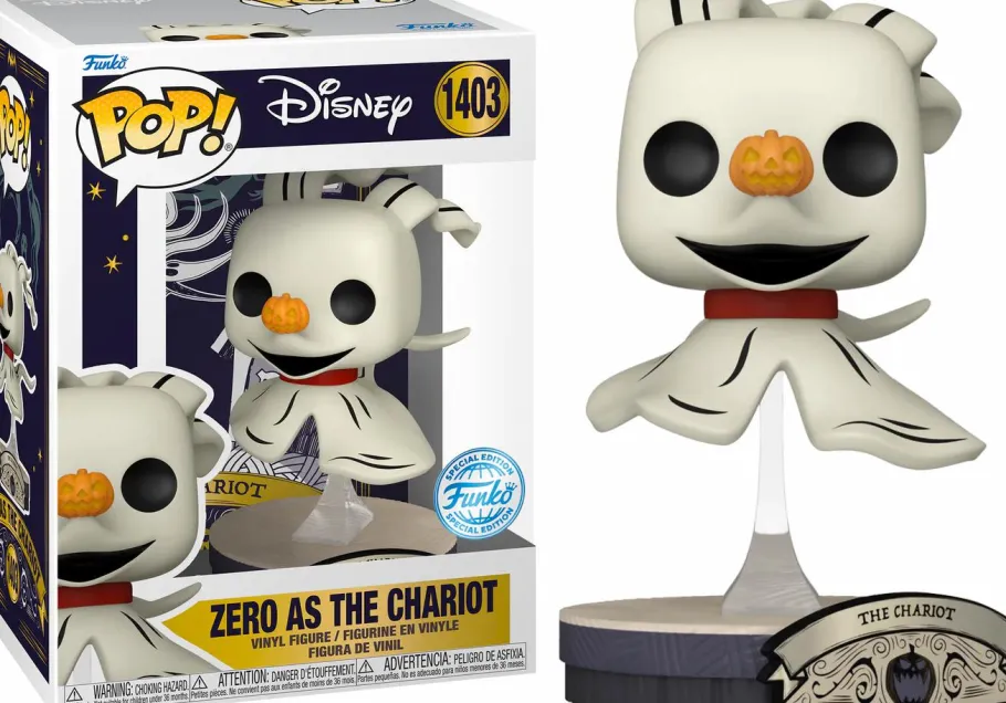 Standard Pop!>The Nightmare Before Christmas - Zero as the Chariot Pop! Vinyl Figure