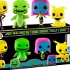 Pop! Bundles>The Nightmare Before Christmas - Jack, Oogie Boogie, Sally & Zero Blacklight Pop! Vinyl Figure 4-Pack