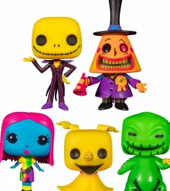 Pop! Bundles>The Nightmare Before Christmas - Blacklight Town Pop! Vinyl Bundle (Set of 5)