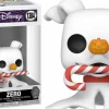 Standard Pop!>The Nightmare Before Christmas 30th Anniversary - Zero with Candy Cane Pop! Vinyl Figure