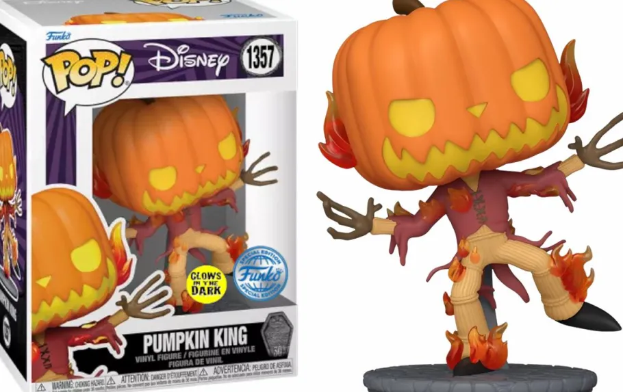 Standard Pop!>The Nightmare Before Christmas - Pumpkin King 30th Anniversary Glow-in-the-Dark Pop! Vinyl Figure