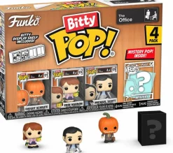 Designer Vinyl>The Office - Dwight (Pumpkinhead), Erin, Michael & Mystery Bitty Pop! Vinyl Figure 4-Pack