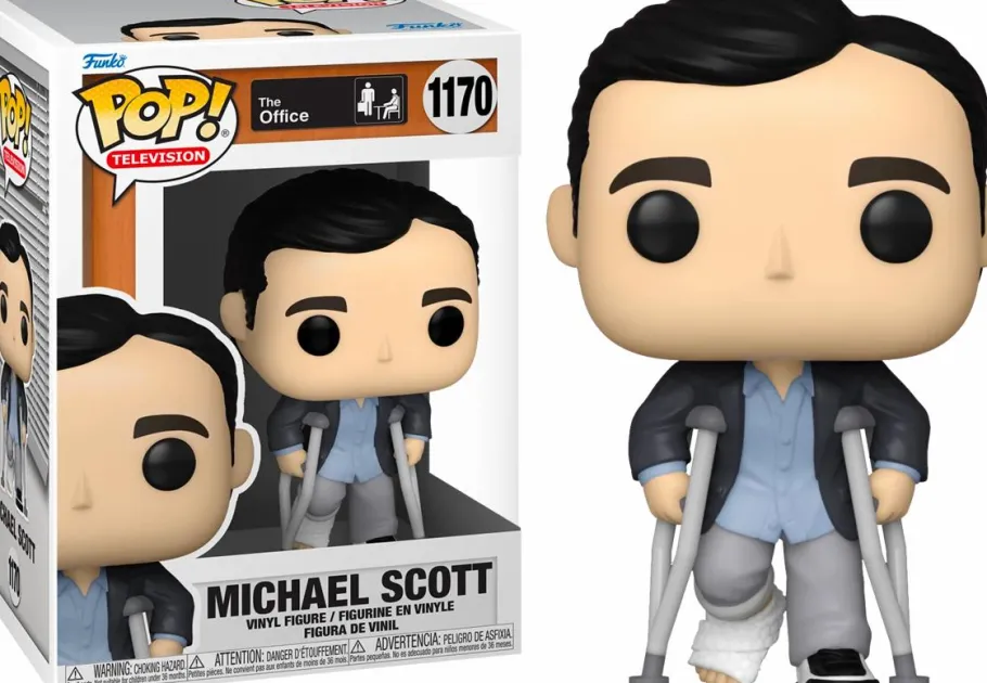 Standard Pop!>The Office - Michael Scott with Crutches Pop! Vinyl Figure