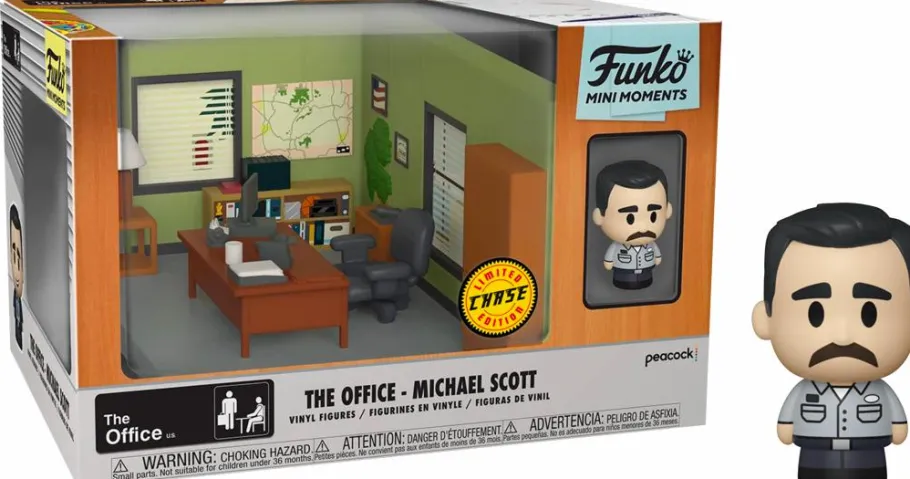 Designer Vinyl>The Office - Michael Scott with Dunder Mifflin Office Diorama Mini Moments Vinyl Figure