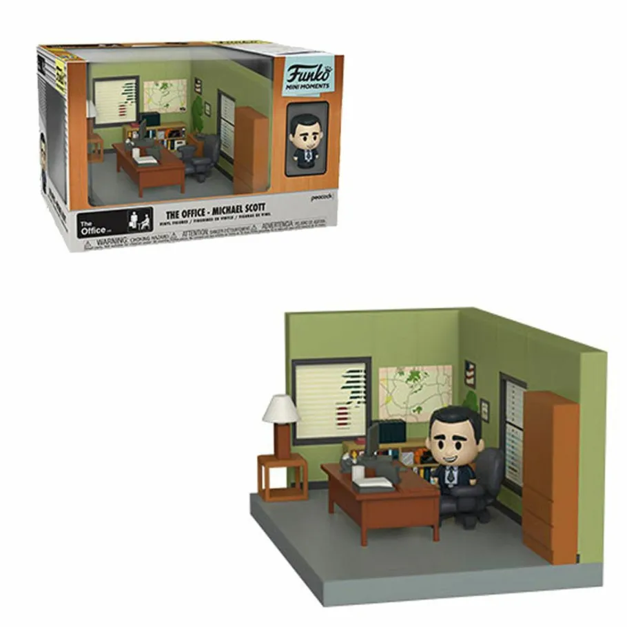 Designer Vinyl>The Office - Michael Scott with Dunder Mifflin Office Diorama Mini Moments Vinyl Figure