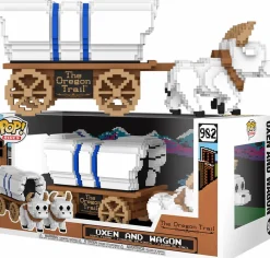 Pop! Rides & Town>Oregon Trail, The The Oregon Trail - Oxen & Wagon 8-Bit Pop! Rides Vinyl Figure