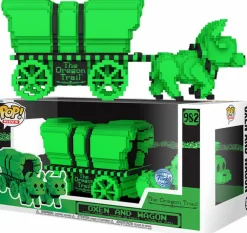 Pop! Deluxe>Oregon Trail, The The Oregon Trail - Oxen & Wagon (Green & Black) Pop! Rides Vinyl Figure (Popcultcha Exclusive)