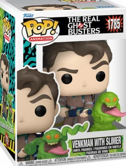 Standard Pop!>Ghostbusters The Real (1986) - Venkman with Slimer Pop! Vinyl Figure