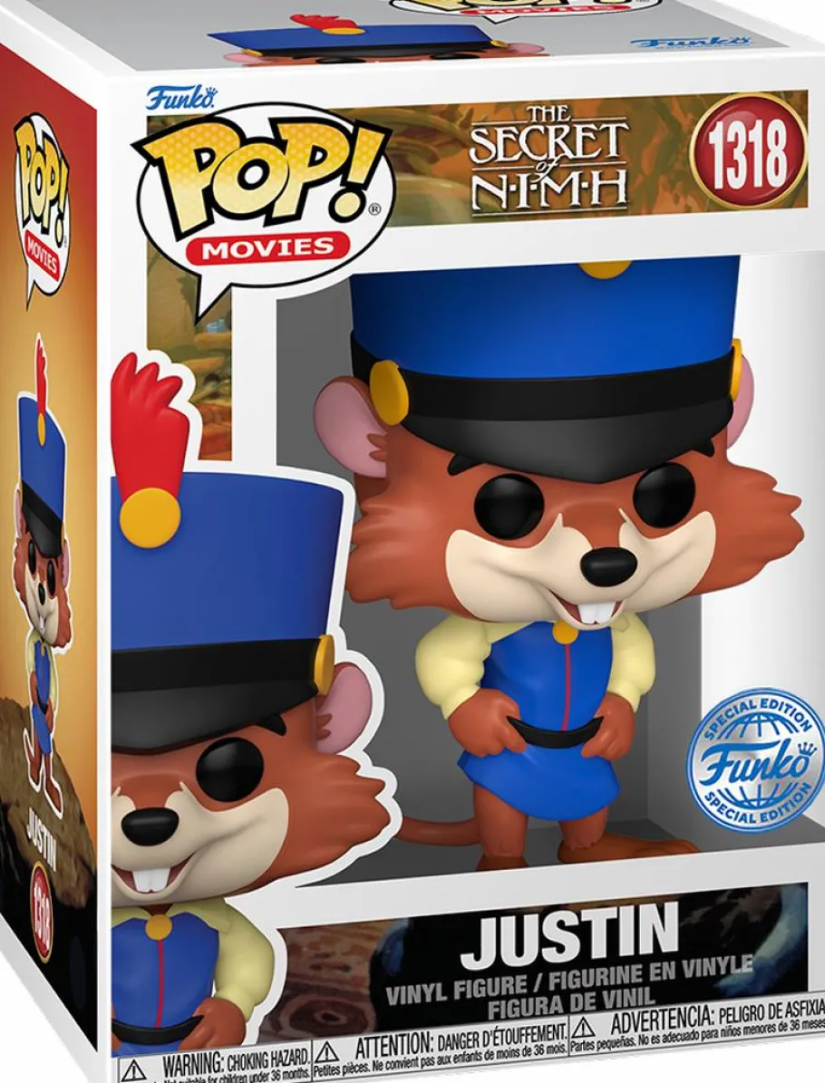 Standard Pop!>Secret of NIMH, The The Secret of NIMH - Justin Pop! Vinyl Figure (Popcultcha Exclusive)