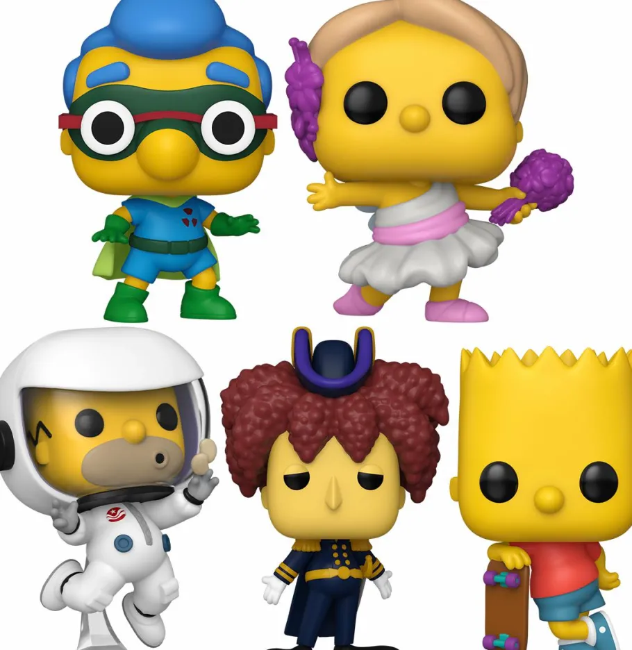 Pop! Bundles>The Simpsons - For the Love of Springfield Pop! Vinyl Bundle (Set of 5)