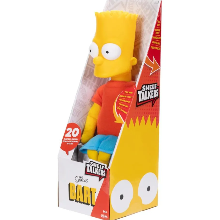 Designer Plush>The Simpsons - Bart Simpson Shelf Talkers 12" Talking Doll