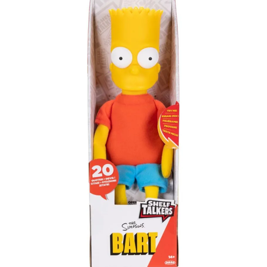 Designer Plush>The Simpsons - Bart Simpson Shelf Talkers 12" Talking Doll