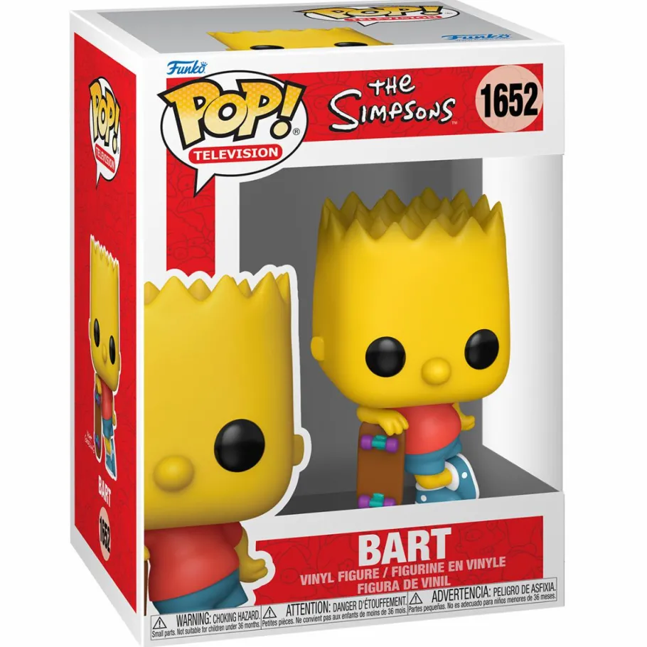 Standard Pop!>The Simpsons - Bart with Skateboard Pop! Vinyl Figure