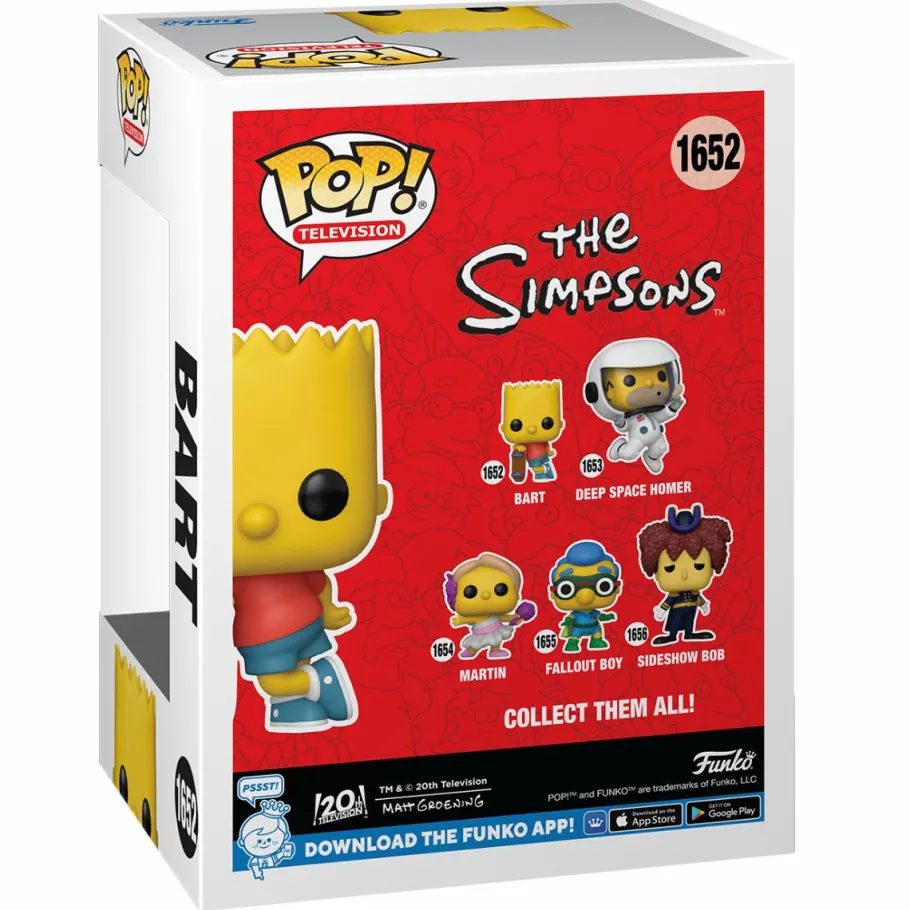 Standard Pop!>The Simpsons - Bart with Skateboard Pop! Vinyl Figure