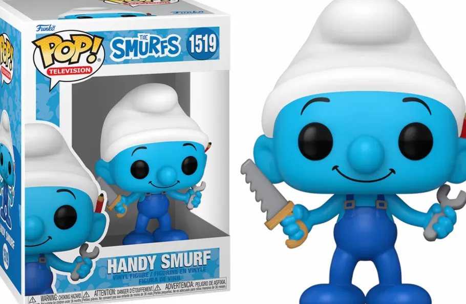 Standard Pop!>Smurfs The (1981) - Handy Smurf Pop! Vinyl Figure