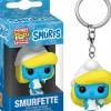 Standard Pop!>Smurfs The (1981) - Smurfette Pocket Pop! Keychain
