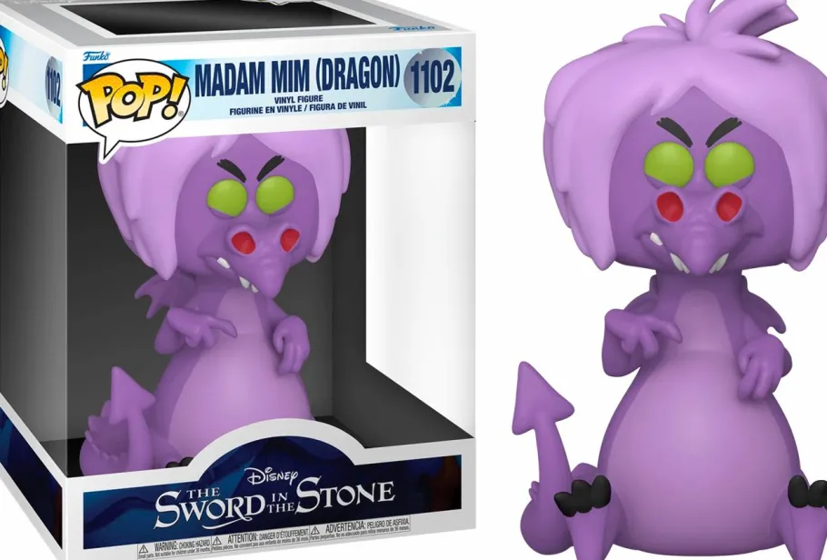 Super-Sized Pop!>The Sword in the Stone - Madam Mim as Dragon 6” Super Sized Pop! Vinyl Figure