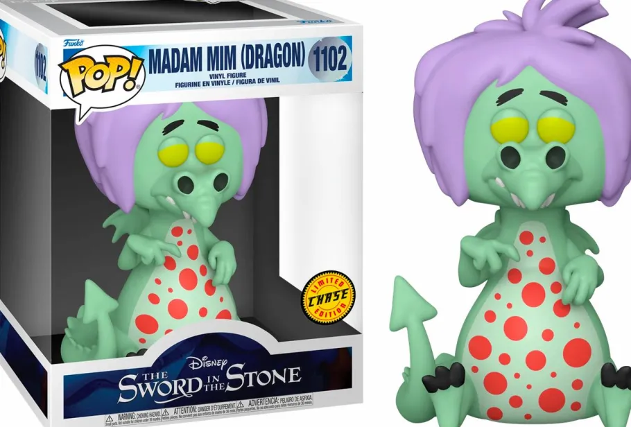 Super-Sized Pop!>The Sword in the Stone - Madam Mim as Dragon 6” Super Sized Pop! Vinyl Figure
