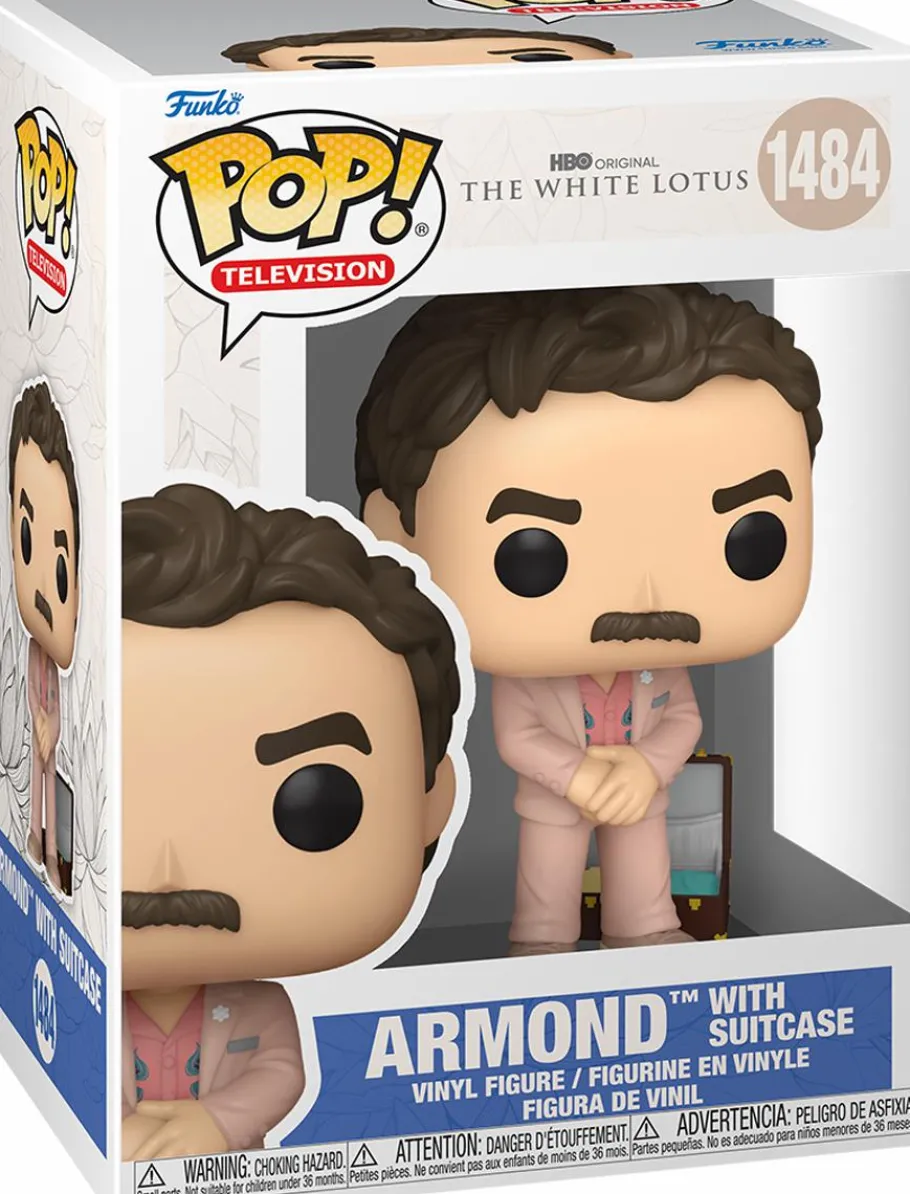 Standard Pop!>White Lotus, The The White Lotus - Armond with Suitcase Pop! Vinyl Figure
