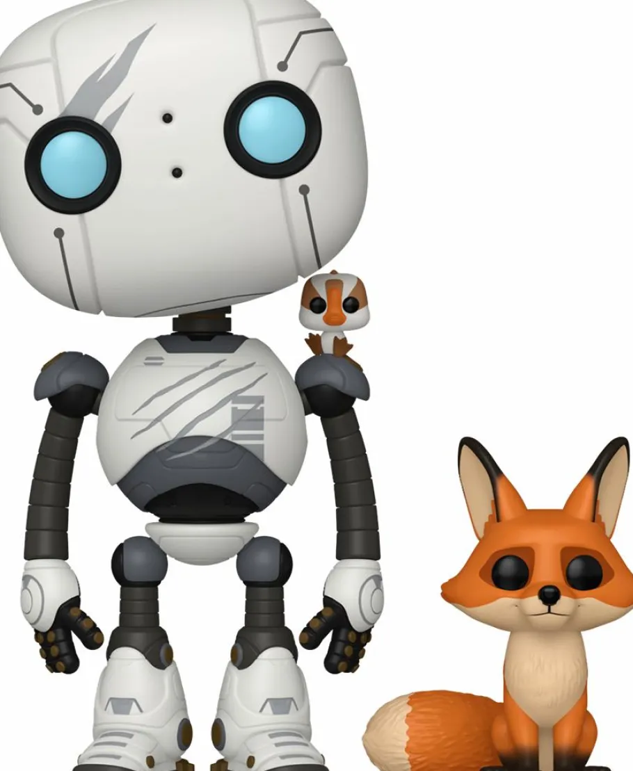 Standard Pop!>The Wild Robot (2024) The Wild Robot - Roz with Fink & Brightbill Pop! Vinyl Figure