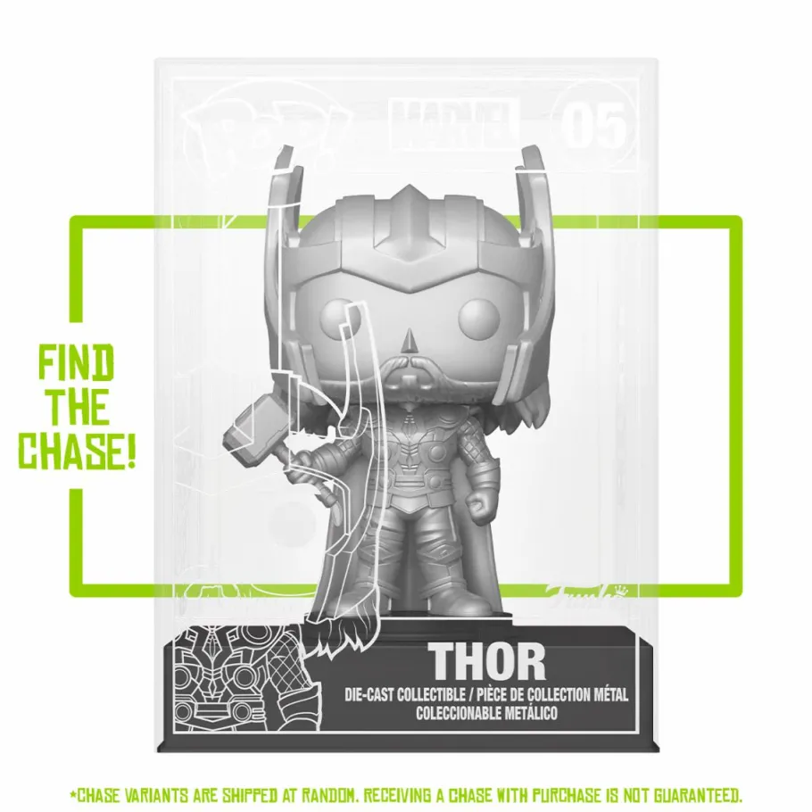 Die-Cast Figures>Thor (2011) - Diecast Metal Pop! Vinyl Figure (Funko / Popcultcha Exclusive)