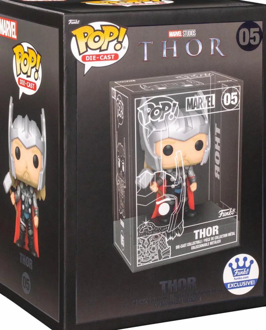 Die-Cast Figures>Thor (2011) - Diecast Metal Pop! Vinyl Figure (Funko / Popcultcha Exclusive)