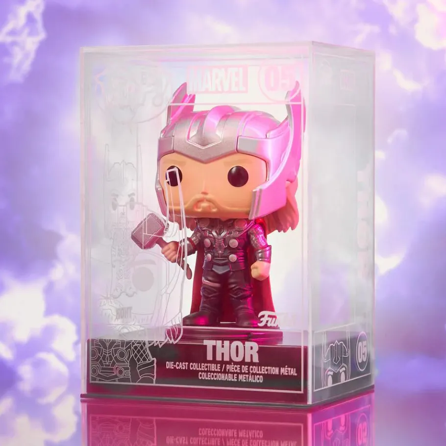 Die-Cast Figures>Thor (2011) - Diecast Metal Pop! Vinyl Figure (Funko / Popcultcha Exclusive)