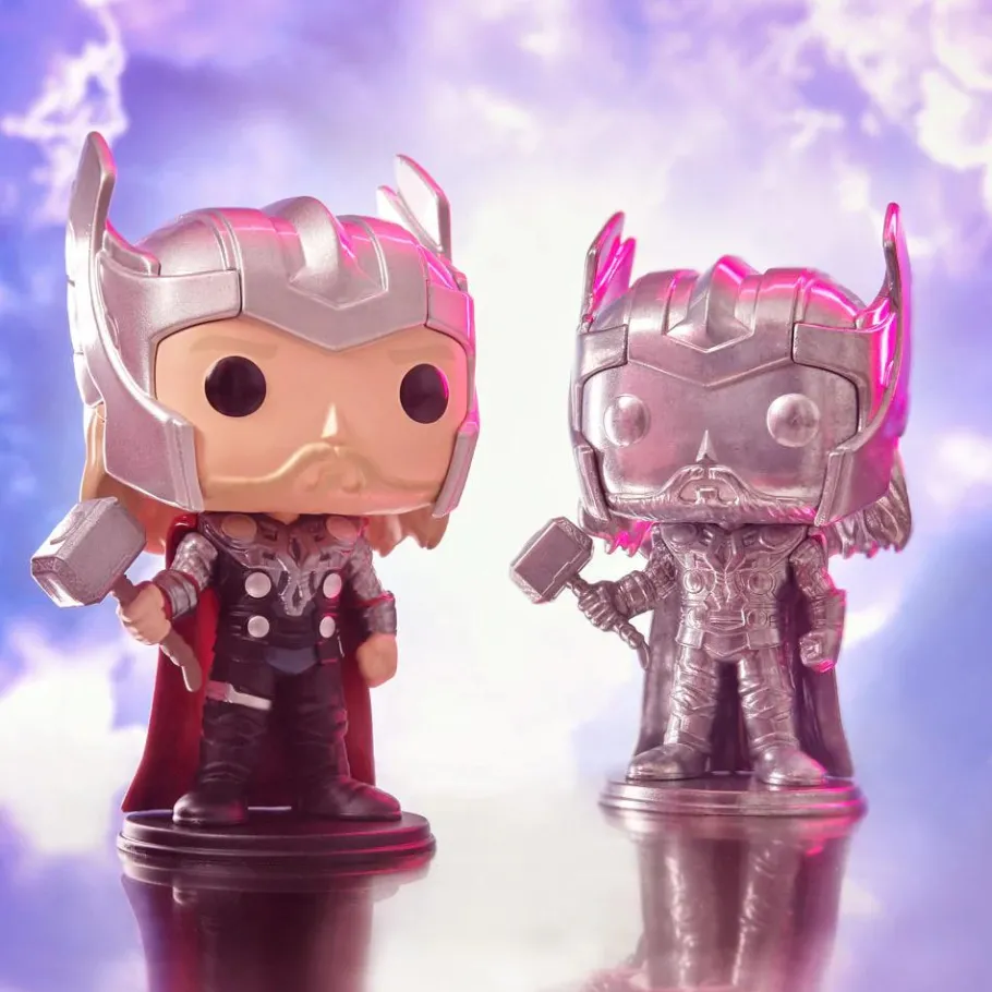 Die-Cast Figures>Thor (2011) - Diecast Metal Pop! Vinyl Figure (Funko / Popcultcha Exclusive)