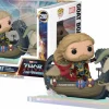 Pop! Rides & Town>Thor 4: Love and Thunder - , Toothgnasher & Toothgrinder with Goat Boat Pop Rides Vinyl Figure