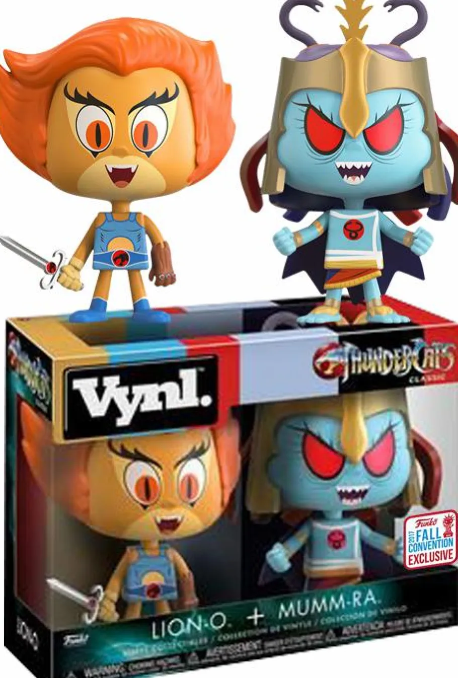 Funko Convention Exclusives>Thundercats - Lion-O and Mumm-Ra Vynl. Vinyl Figure 2-Pack (2017 Fall Convention Exclusive)