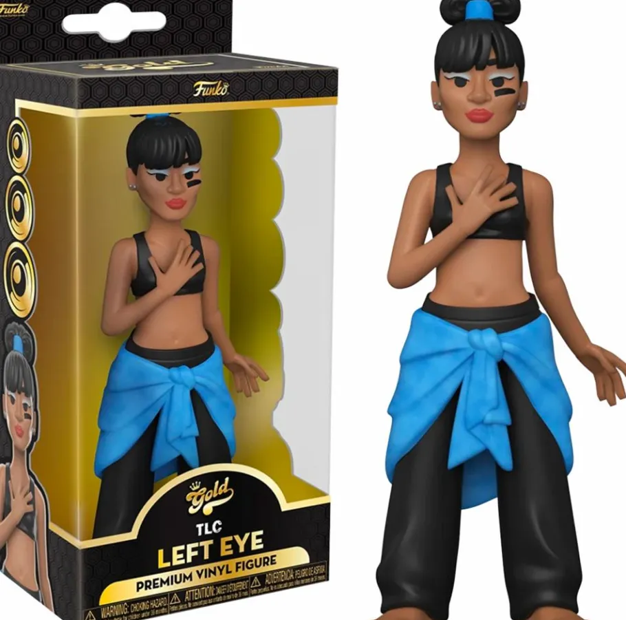 Designer Vinyl>TLC - Left Eye 5” Gold Premium Vinyl Figure