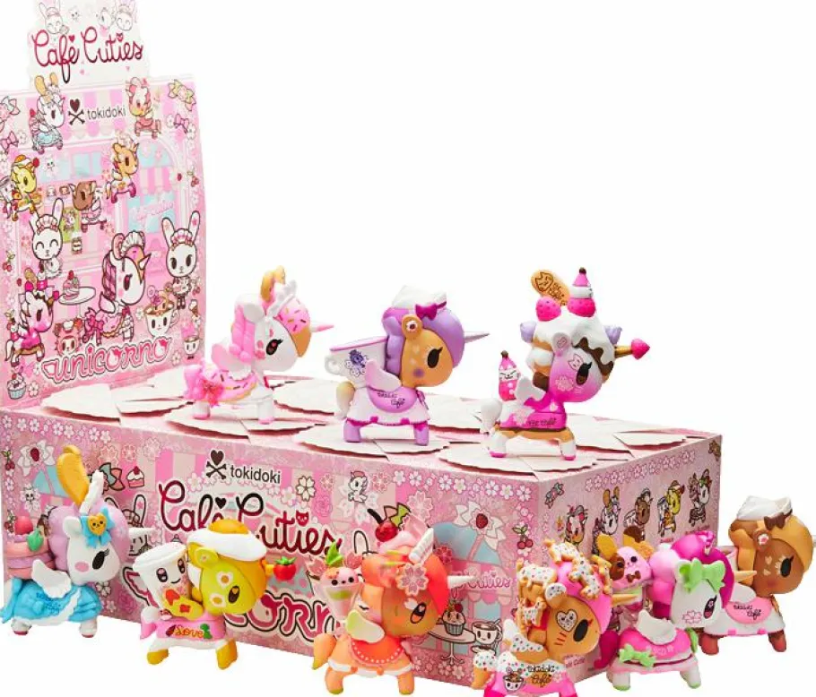 Blind Box>Tokidoki - Cafe Cuties Unicorno Blind Box Vinyl Figure (Display of 8)