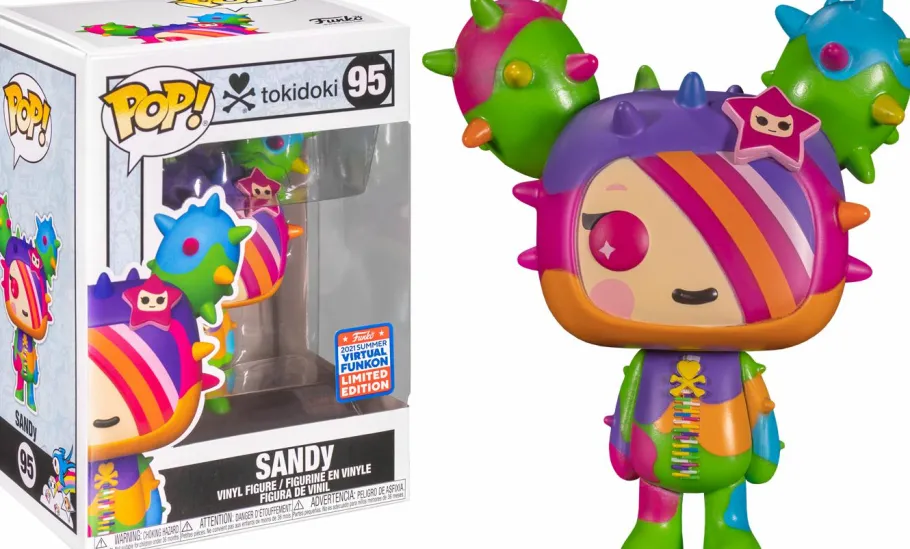 Funko Convention Exclusives>Tokidoki - Caramelo, Sabochan & SANDy Rainbow Pop! Vinyl Bundle (Set of 3) (2021 Convention Exclusive)