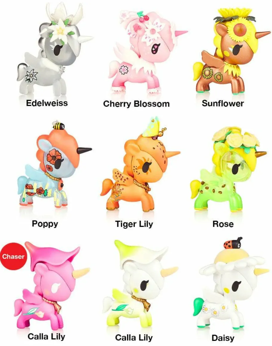 Blind Box>Tokidoki - Flower Power Unicorno Series 2 Blind Box Vinyl Figure (Single Unit)