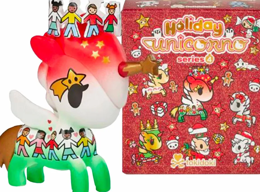 Blind Box>Tokidoki - Holiday Unicorno Series 4 Blind Box Vinyl Figure (Single Unit)