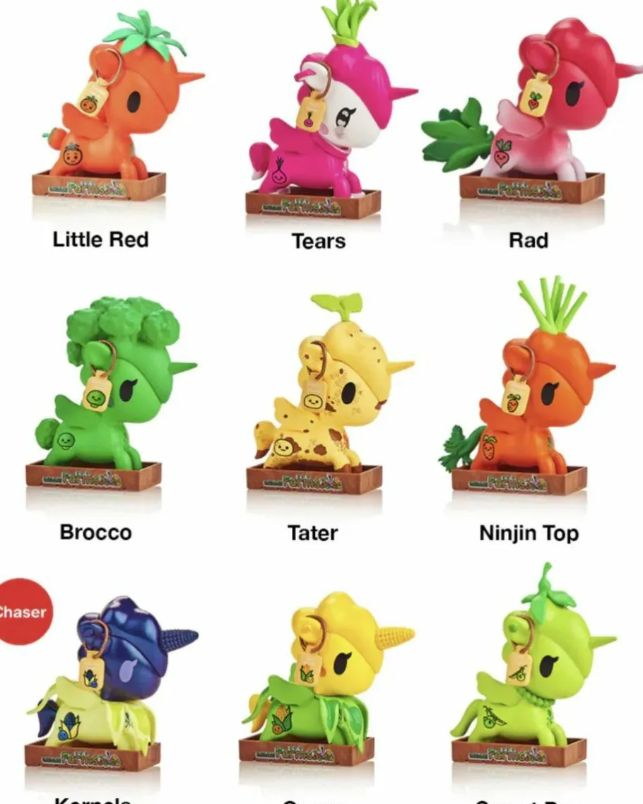Blind Box>Tokidoki - Veggie Unicorno Blind Box Vinyl Figure (Single Unit)