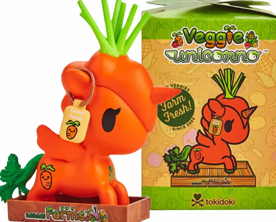 Blind Box>Tokidoki - Veggie Unicorno Blind Box Vinyl Figure (Display of 8)