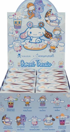 Blind Box>Tokidoki x Cinnamoroll - Sweet Treats Blind Box Vinyl Figure (Display of 8)