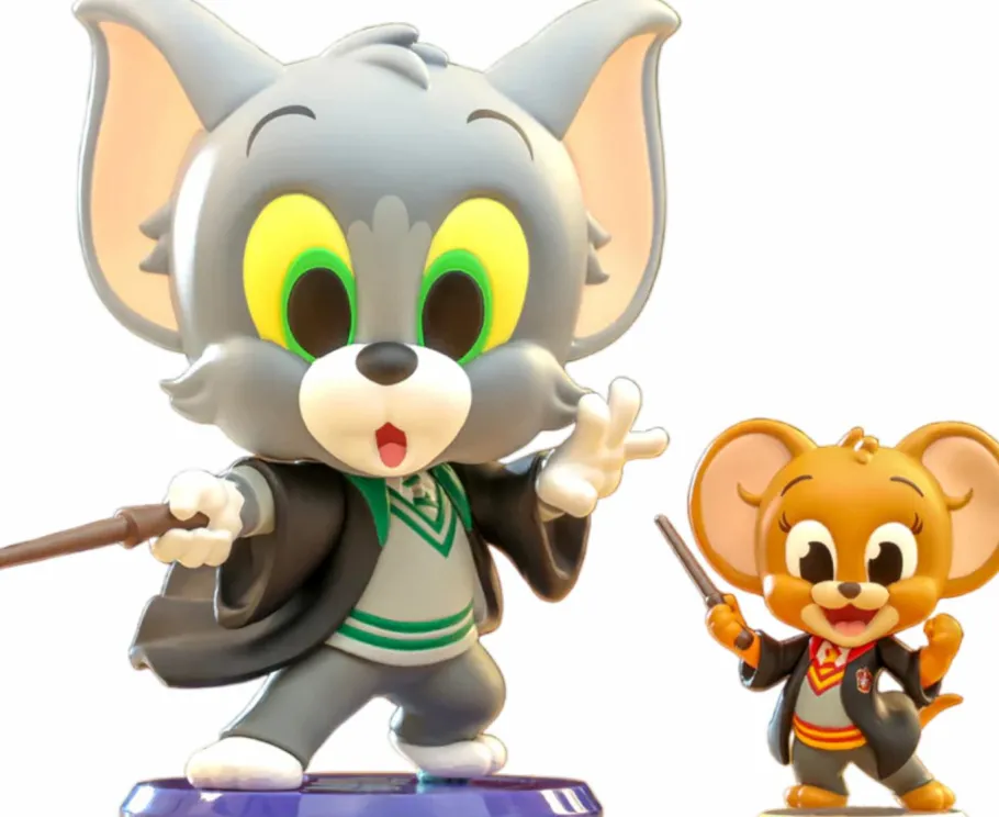 Cosbaby>Tom and Jerry Tom & Jerry - Tom & Jerry in Gryffindor and Slytherin House Robes WB100 Cosbaby (S) Hot Toys Figure 2-Pack