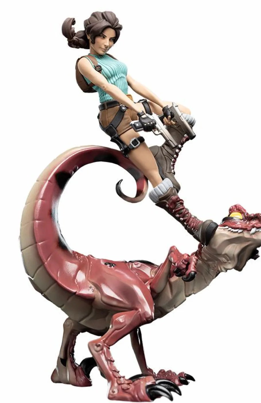 Designer Vinyl>Tomb Raider - Lara Croft vs. Raptor Mini Epics 9" Vinyl Figure