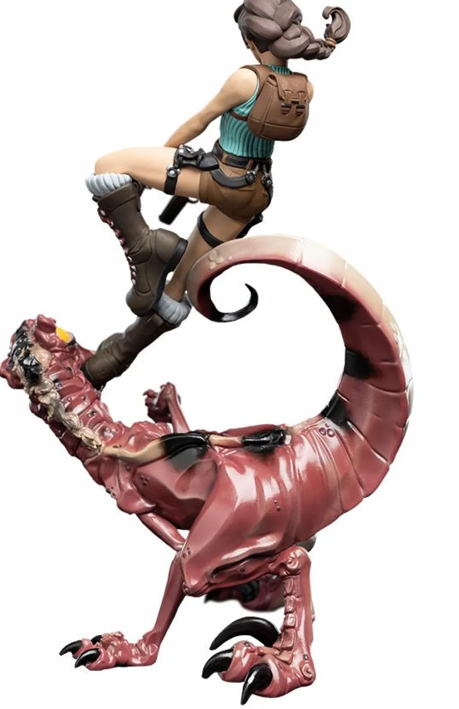 Designer Vinyl>Tomb Raider - Lara Croft vs. Raptor Mini Epics 9" Vinyl Figure
