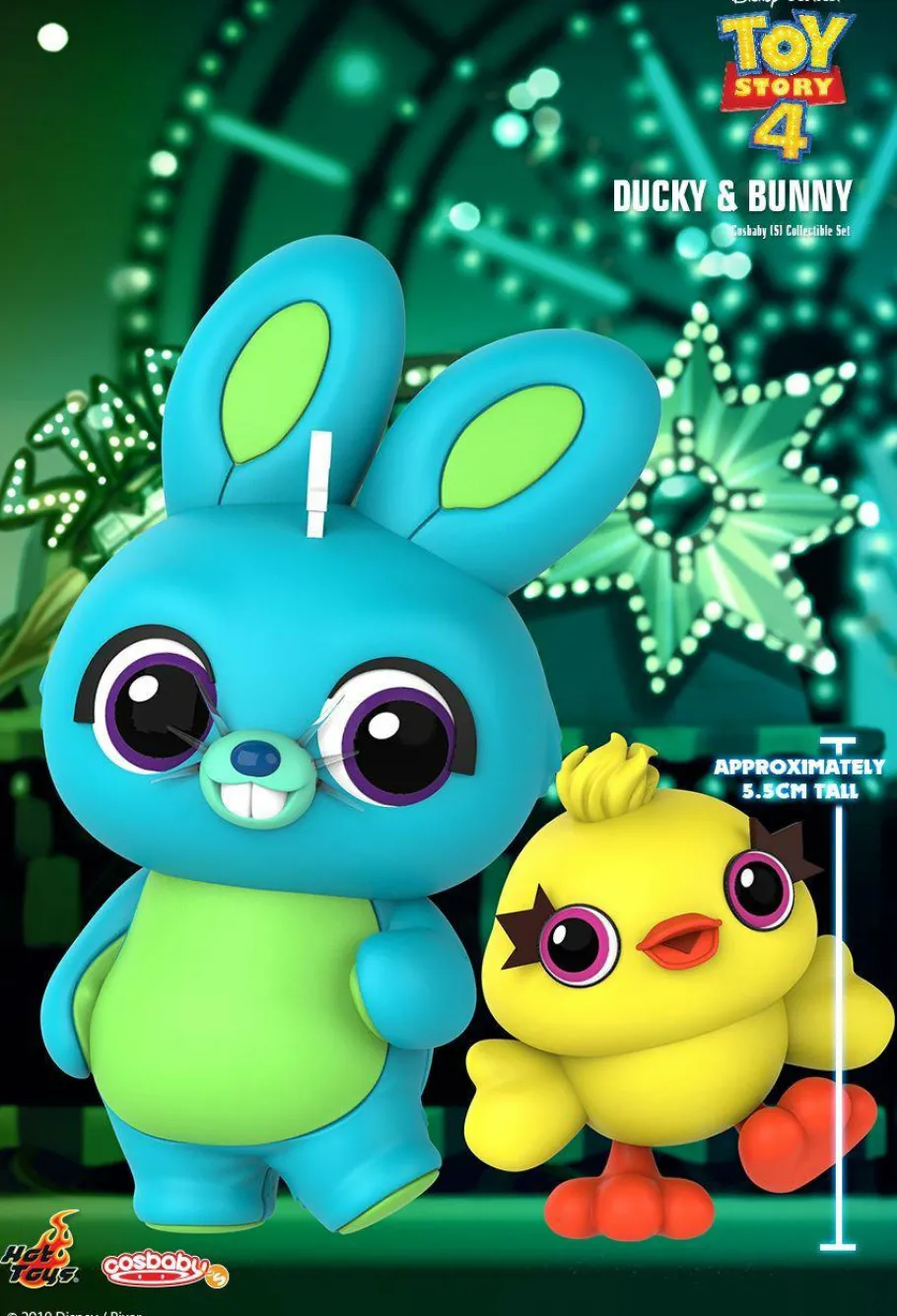 Cosbaby>Toy Story 4 - Ducky with Bunny Cosbaby Hot Toys Bobble-Head Figure