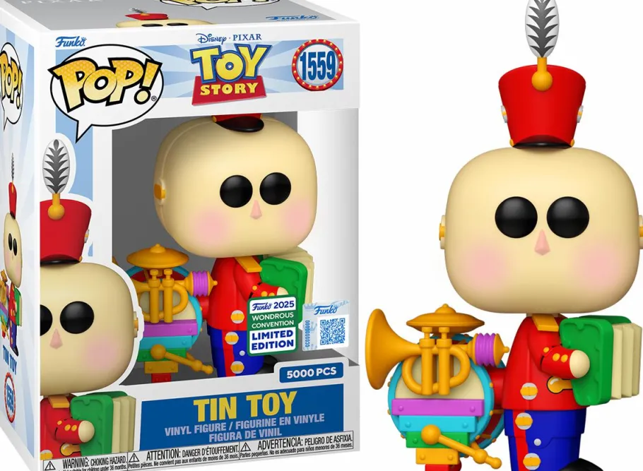 Funko Convention Exclusives>Pixar Toy Story - Tin Toy Pop! Vinyl Figure (2025 Wondrous Convention Exclusive) (Popcultcha Exclusive)