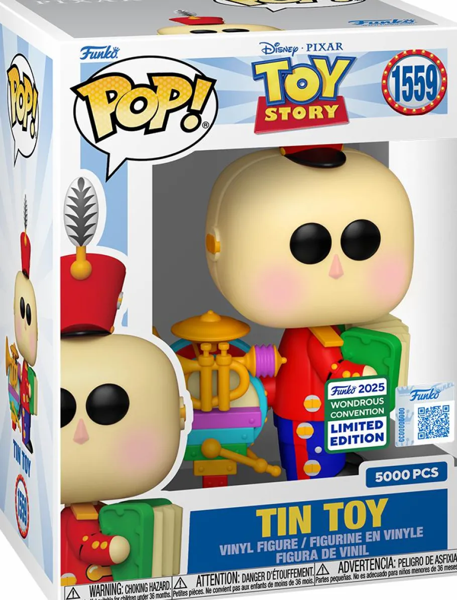 Funko Convention Exclusives>Pixar Toy Story - Tin Toy Pop! Vinyl Figure (2025 Wondrous Convention Exclusive) (Popcultcha Exclusive)